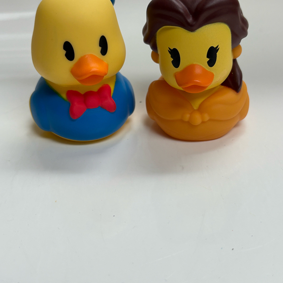 Disneys Princess Belle and Donald Duck Jeep Rubber Duck Bath Toy Figure - Picture 2 of 6